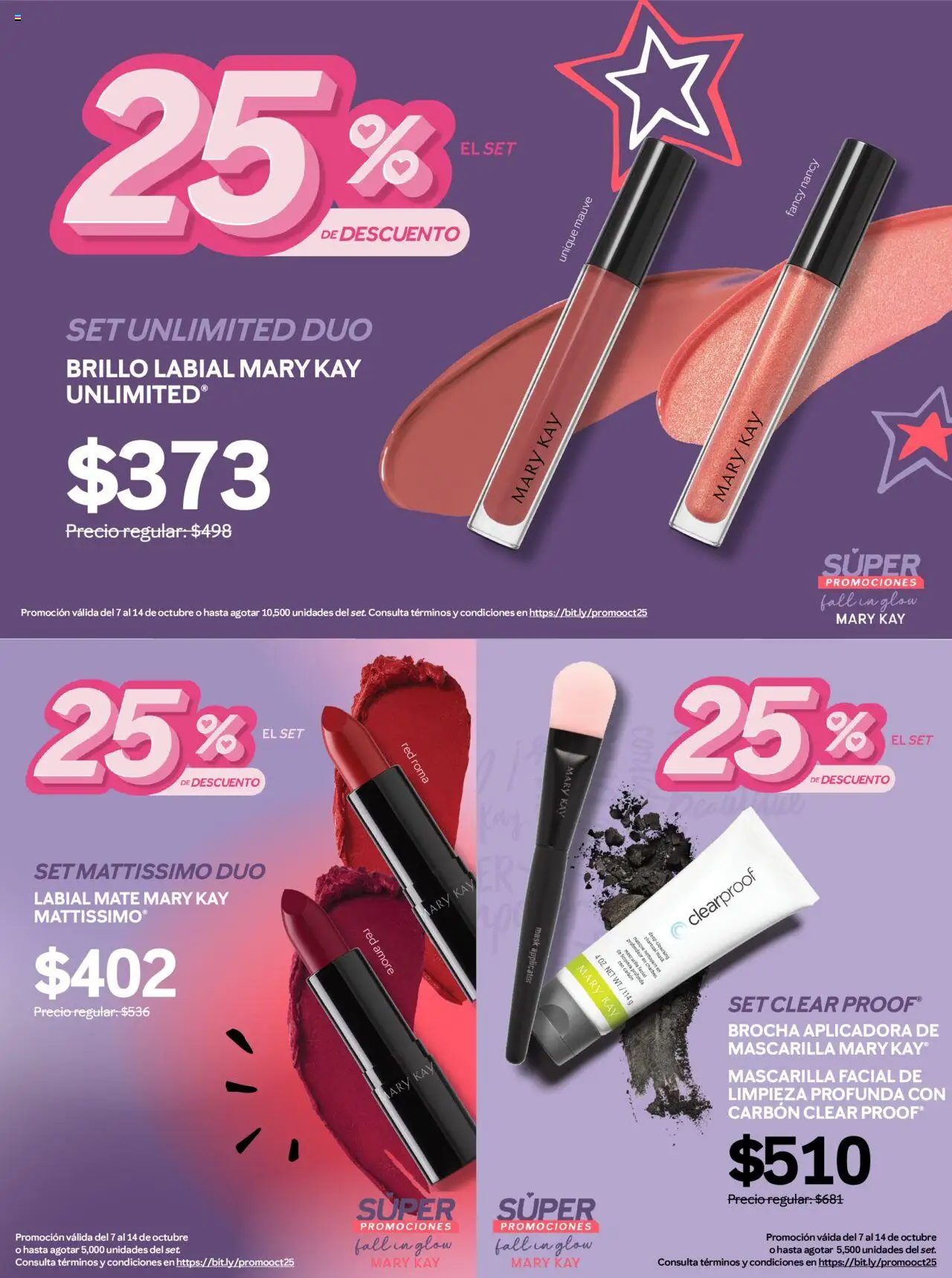Nuevas ofertas de Mary Kay válidas en toda la República Mexicana desde el 07.10.2025. ¡Encuentra las mejores ofertas en Mary Kay catálogo! | Página: 2 | Productos: Brillo, Mate, Mascarilla