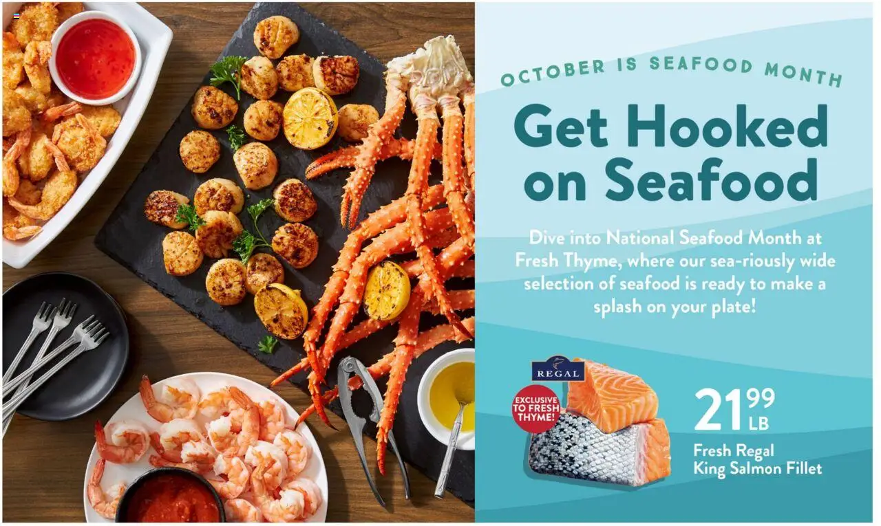 Fresh Thyme Weekly Ad - valid from 08.10.2025 | Page: 8 | Products: Seafood