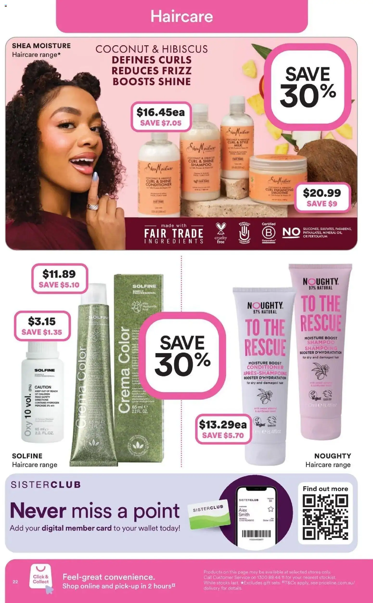 Priceline Pharmacy catalogue - valid from 23.04.2026 | Page: 22 | Products: Milk, Shampoo, Wallet, Digital