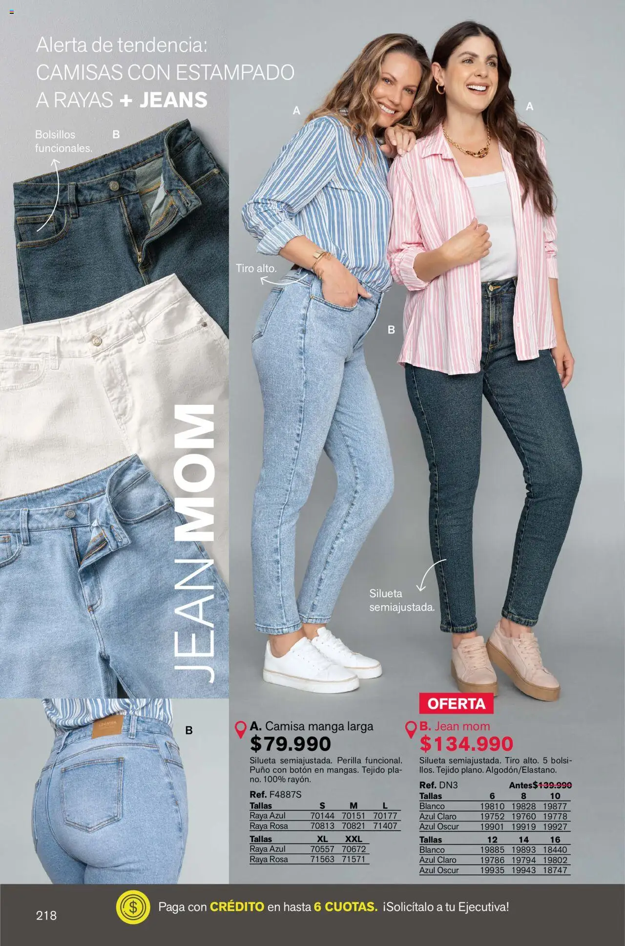Leonisa revista - valida desde el 04.08.2025 | Página: 218 | Productos: Jean, Camisa