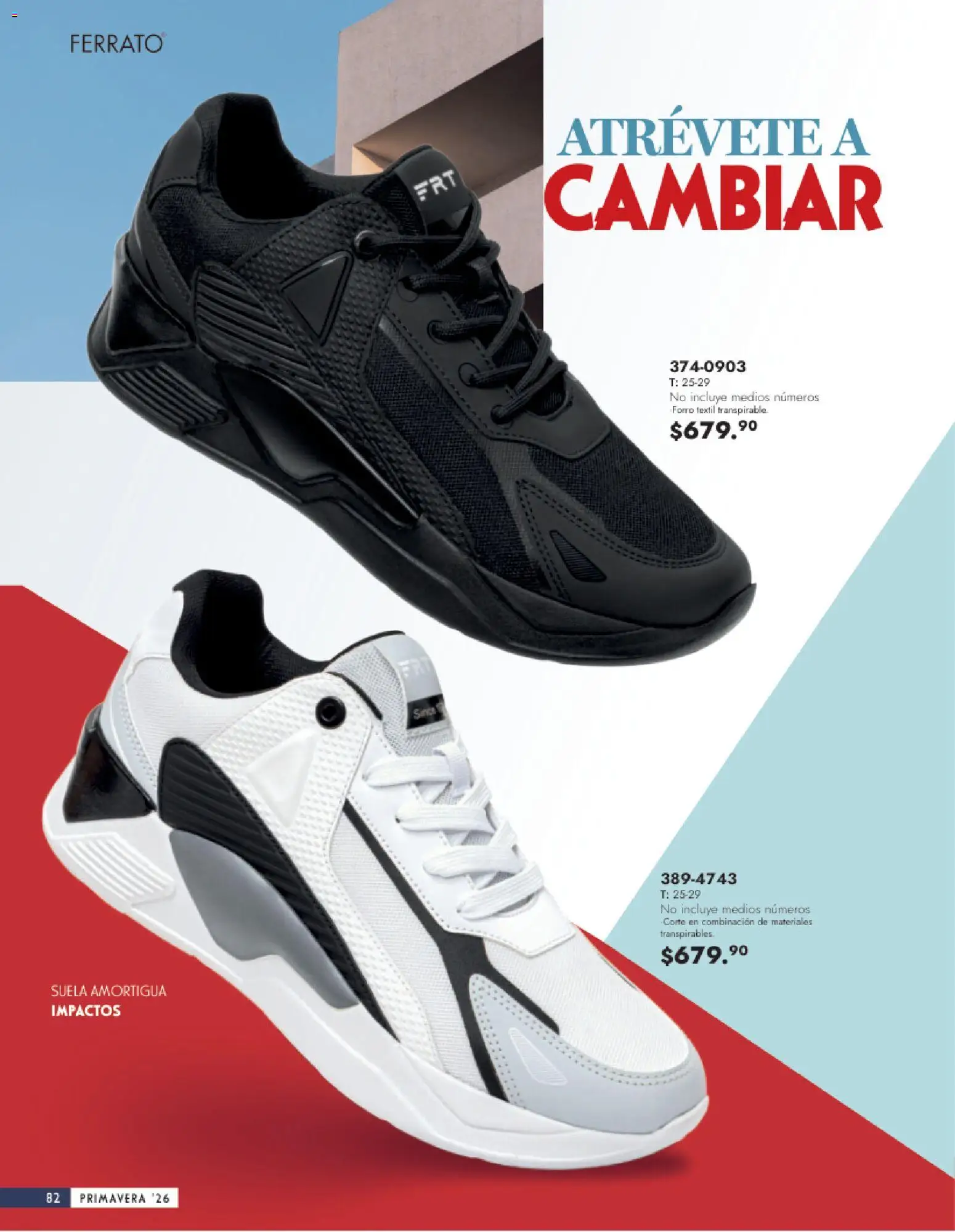 Nuevas ofertas de Andrea válidas en toda la República Mexicana desde el 25.01.2026. ¡Encuentra las mejores ofertas en Andrea catálogo Calzado Caballero! | Página: 82