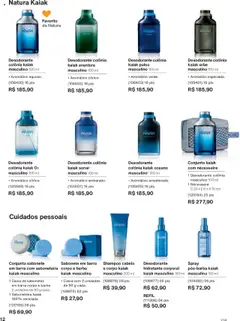 Natura Folheto - válido de 28.07.2025 | Página: 12 | Produtos: Shampoo, Hidratante corporal, Desodorante, Saboneteira