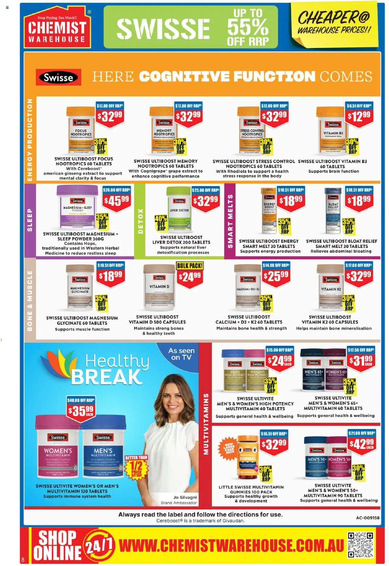 Chemist Warehouse catalogue - valid from 02.10.2025 | Page: 8 | Products: Tv, Herbal, Nutrients, Vitamin
