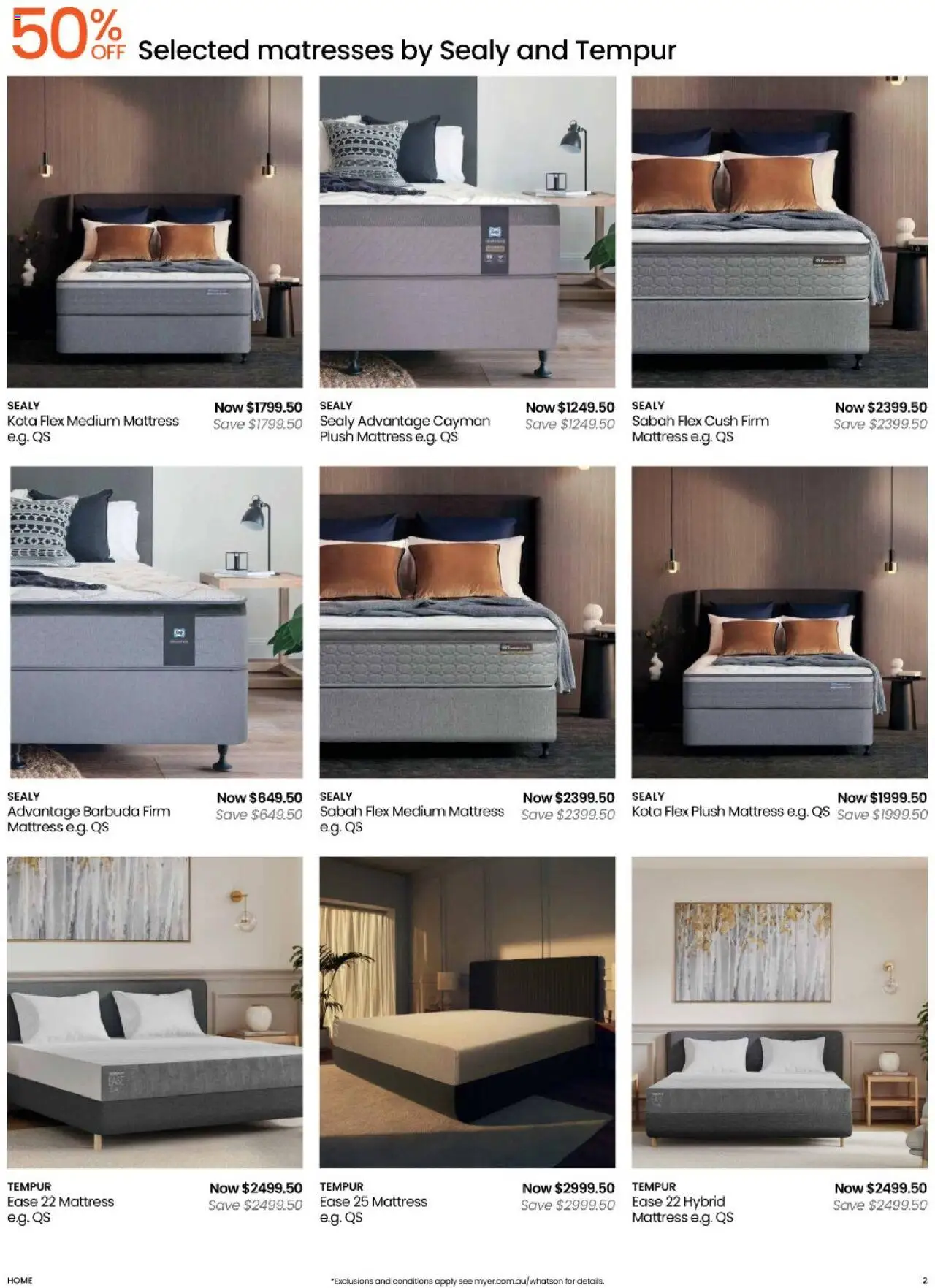 Myer catalogue - valid from 14.10.2025 | Page: 2 | Products: Mattress