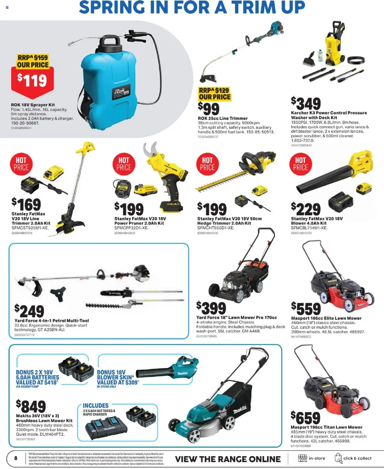 Mitre 10 catalogue - valid from 10.09.2025 | Page: 8 | Products: Battery, Charger, Batteries, Washer