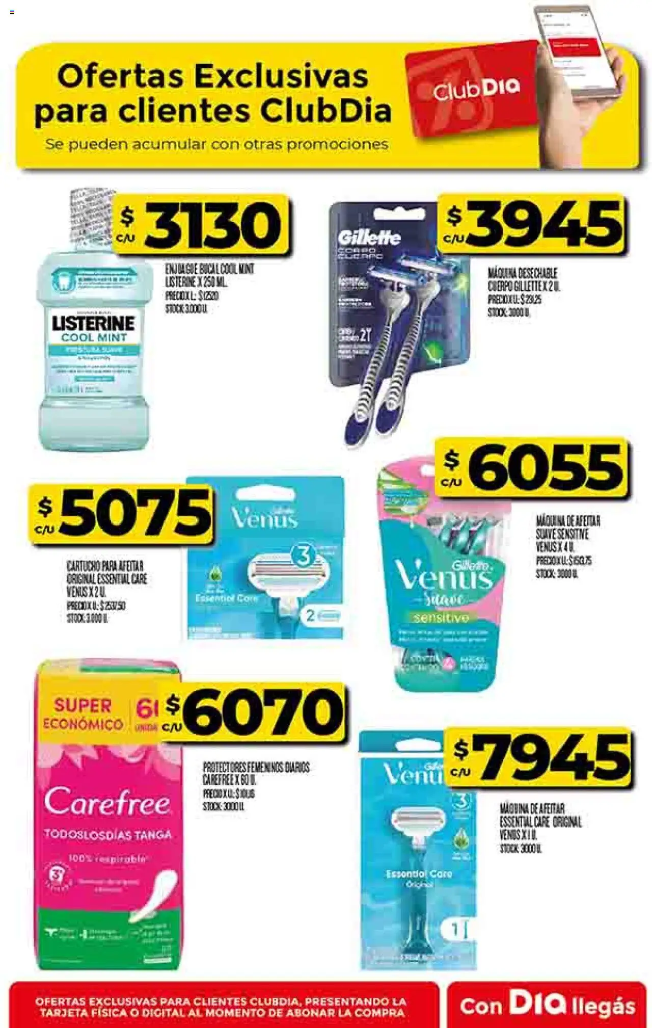 Supermercado DIA Ofertas │ válido desde el 13.08.2025 | Página: 44 | Productos: Maquina de afeitar, Enjuague bucal