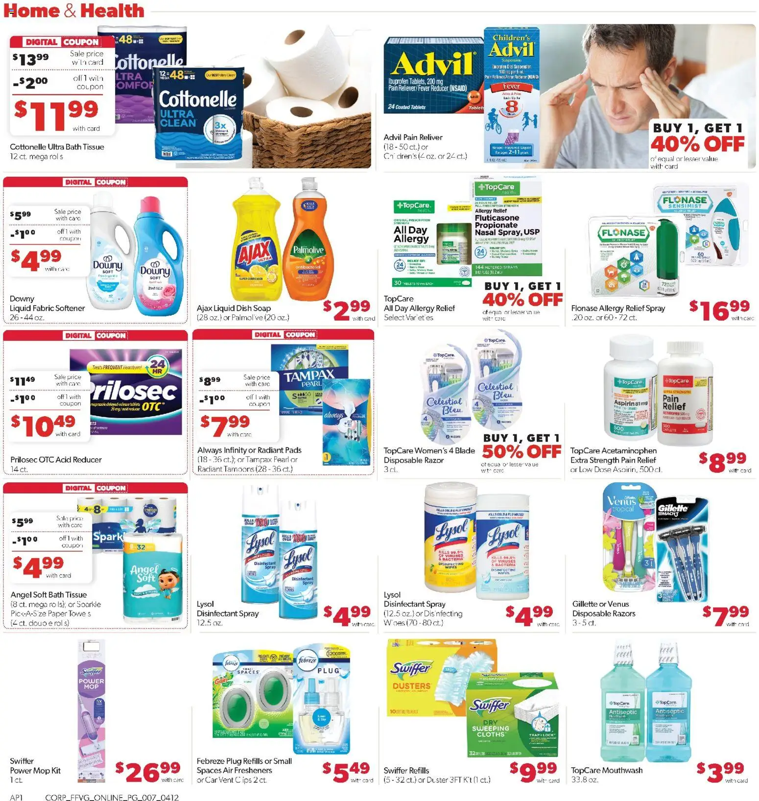 Family Fare Weekly Ad - valid from 12.04.2026 | Page: 11 | Products: Soap, Fabric softener, Pads, Tablet