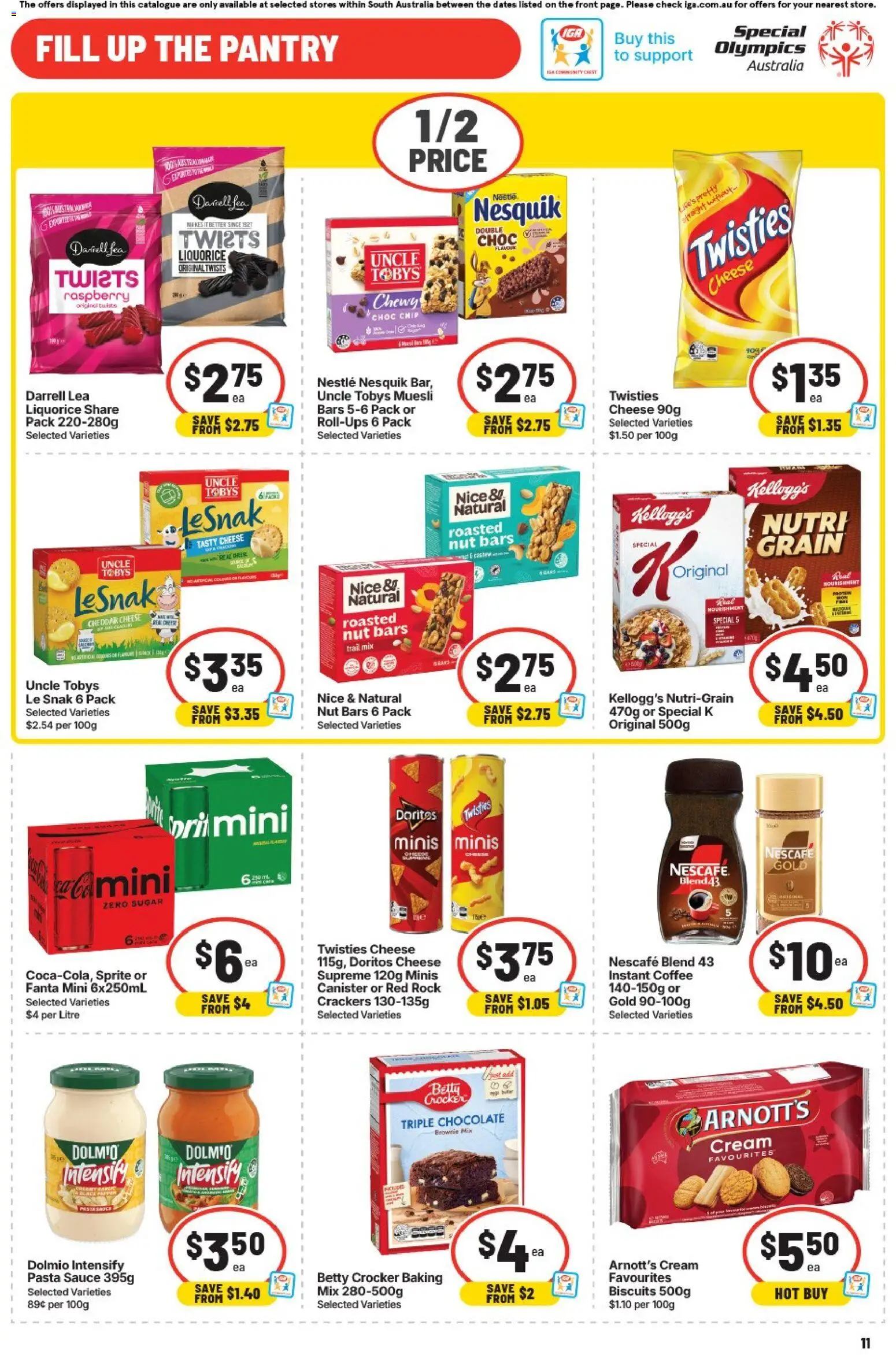 IGA catalogue - valid from 29.04.2026 | Page: 11 | Products: Crackers, Cheese, Garlic, Nescafe