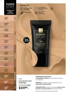 Vista previa de Power Stay Base líquida de maquillaje, 13 tonos. 30 ml, nuevo folleto de la tienda, válido en México a partir del 28.11.2025 | Página: 130