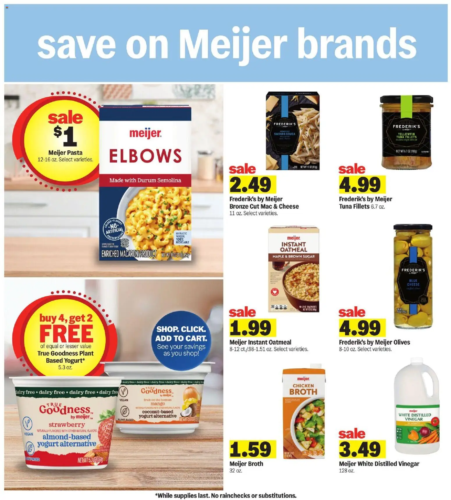 Meijer Weekly Ad - MI - valid from 18.03.2026 | Page: 17 | Products: Cheese, Oil, Sugar, Mango