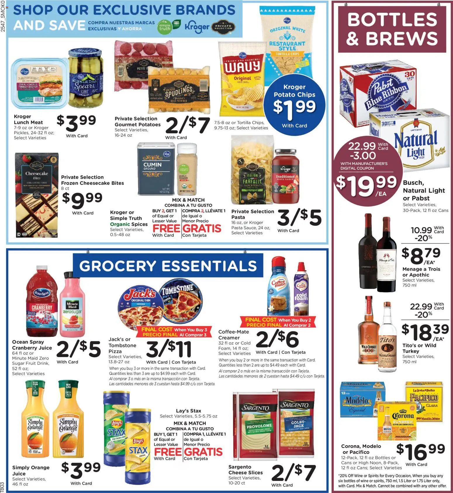 Smith's Weekly Ad - WY - valid from 26.12.2025 | Page: 7 | Products: Cheese, Wine, Sauce, Belt