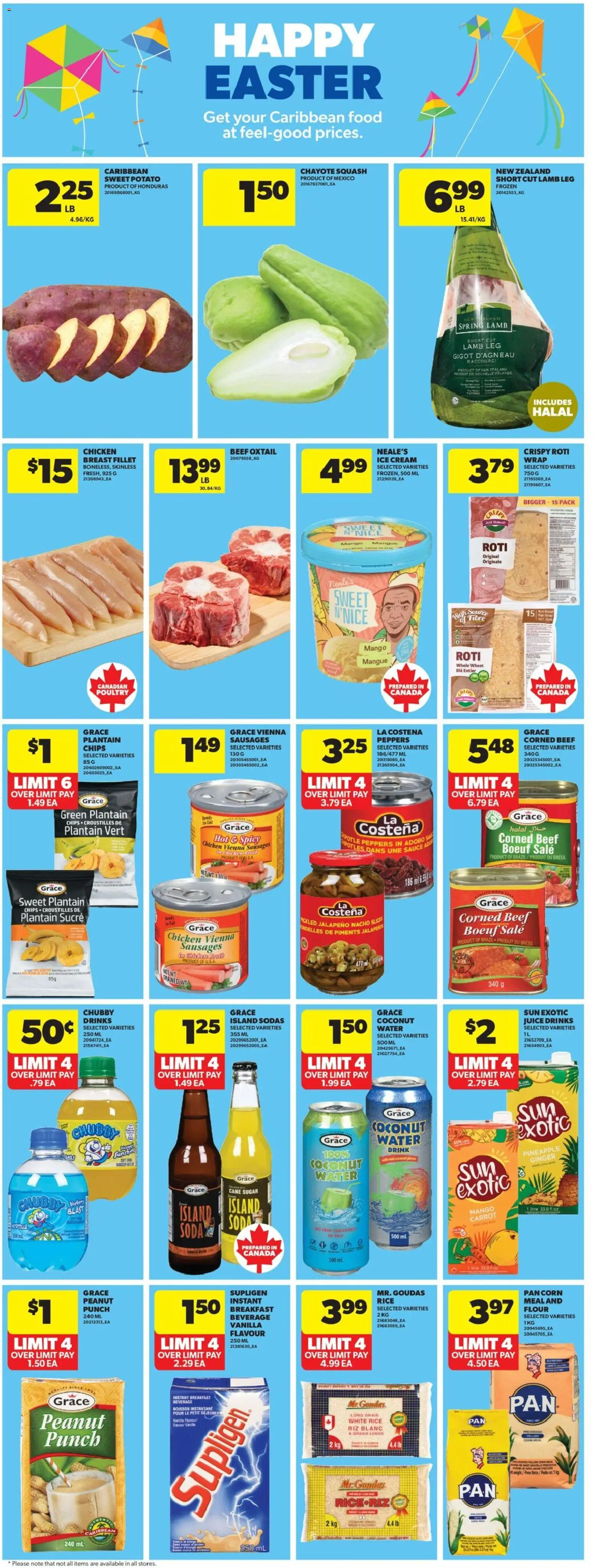 Real Canadian Superstore flyer valid from 26.03.2026 | Page: 14 | Products: Beef, Chips, Cream, Juice