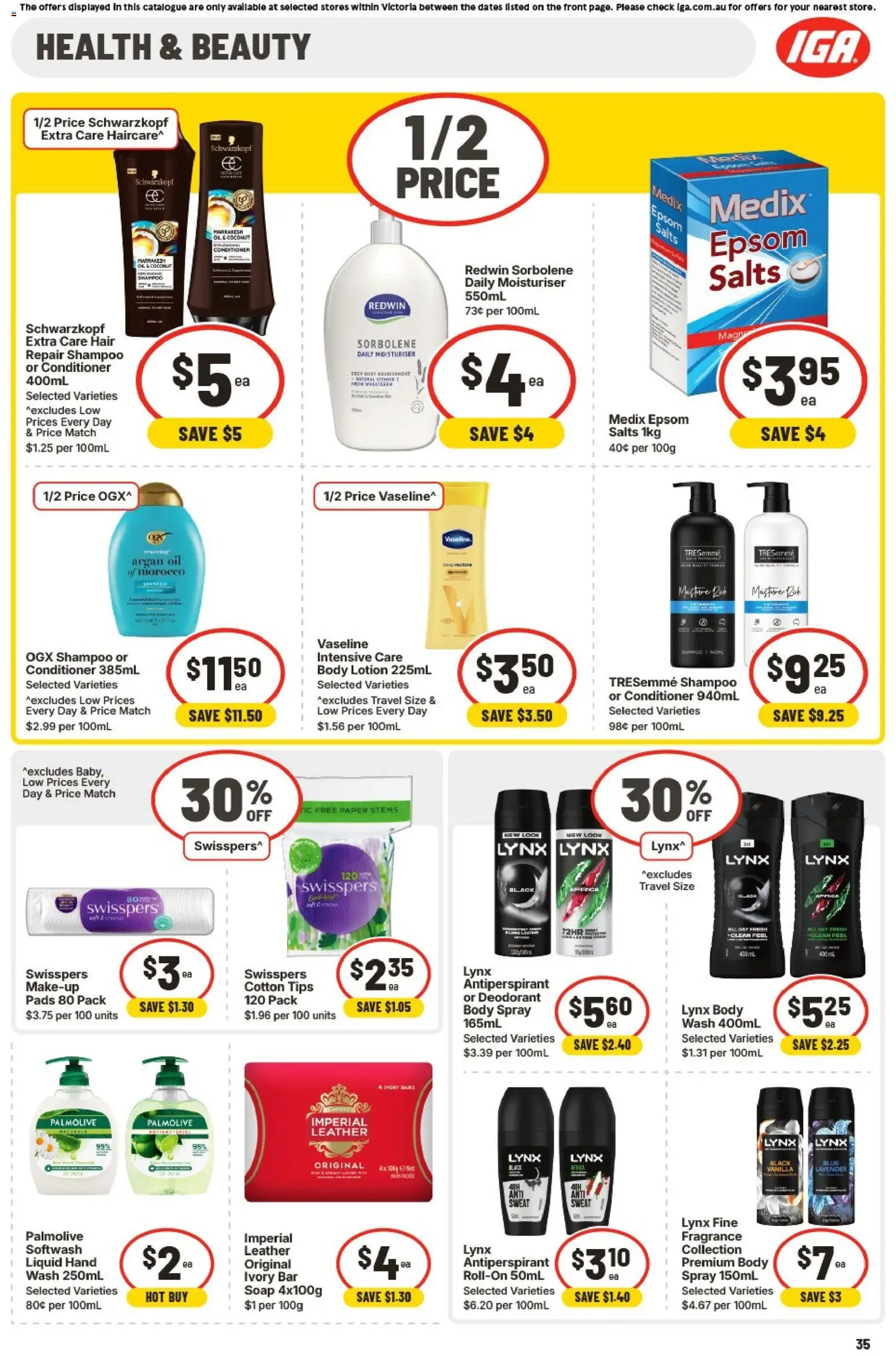IGA catalogue - valid from 25.02.2026 | Page: 37 | Products: Conditioner, Lotion, Cream, Toothbrush