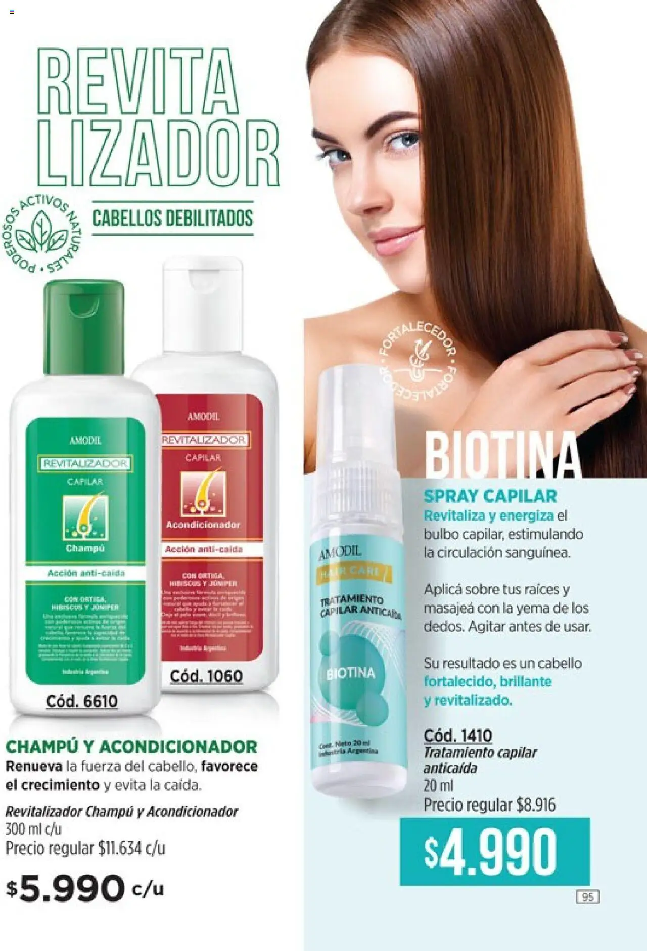 Catálogo Amodil Campaña 16 │ válido desde el 01.10.2025 | Página: 95 | Productos: Sobre, Champú, Acondicionador