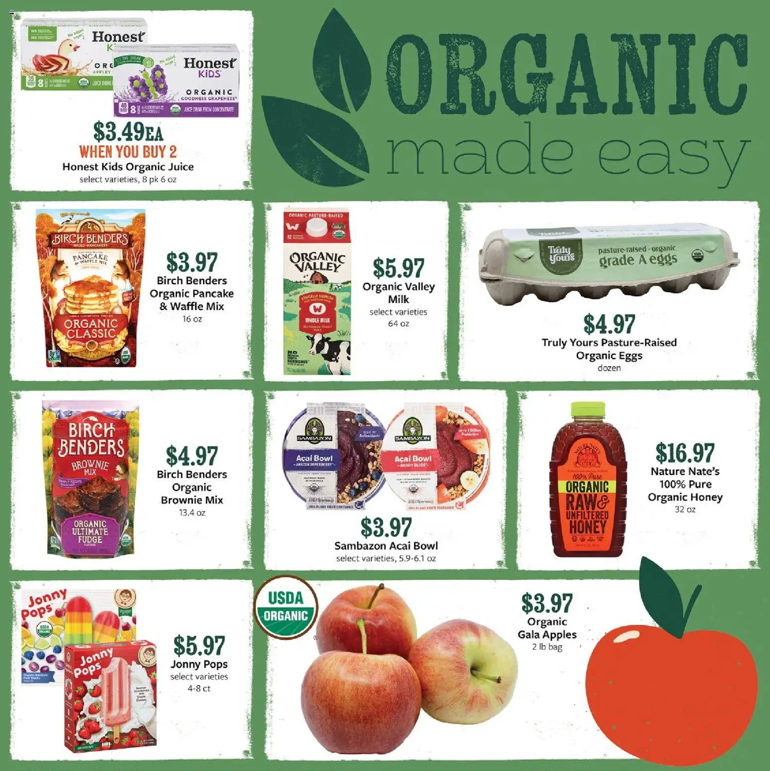 Fareway Weekly Ad - valid from 12.01.2026 | Page: 13 | Products: Milk, Eggs, Juice, Apples
