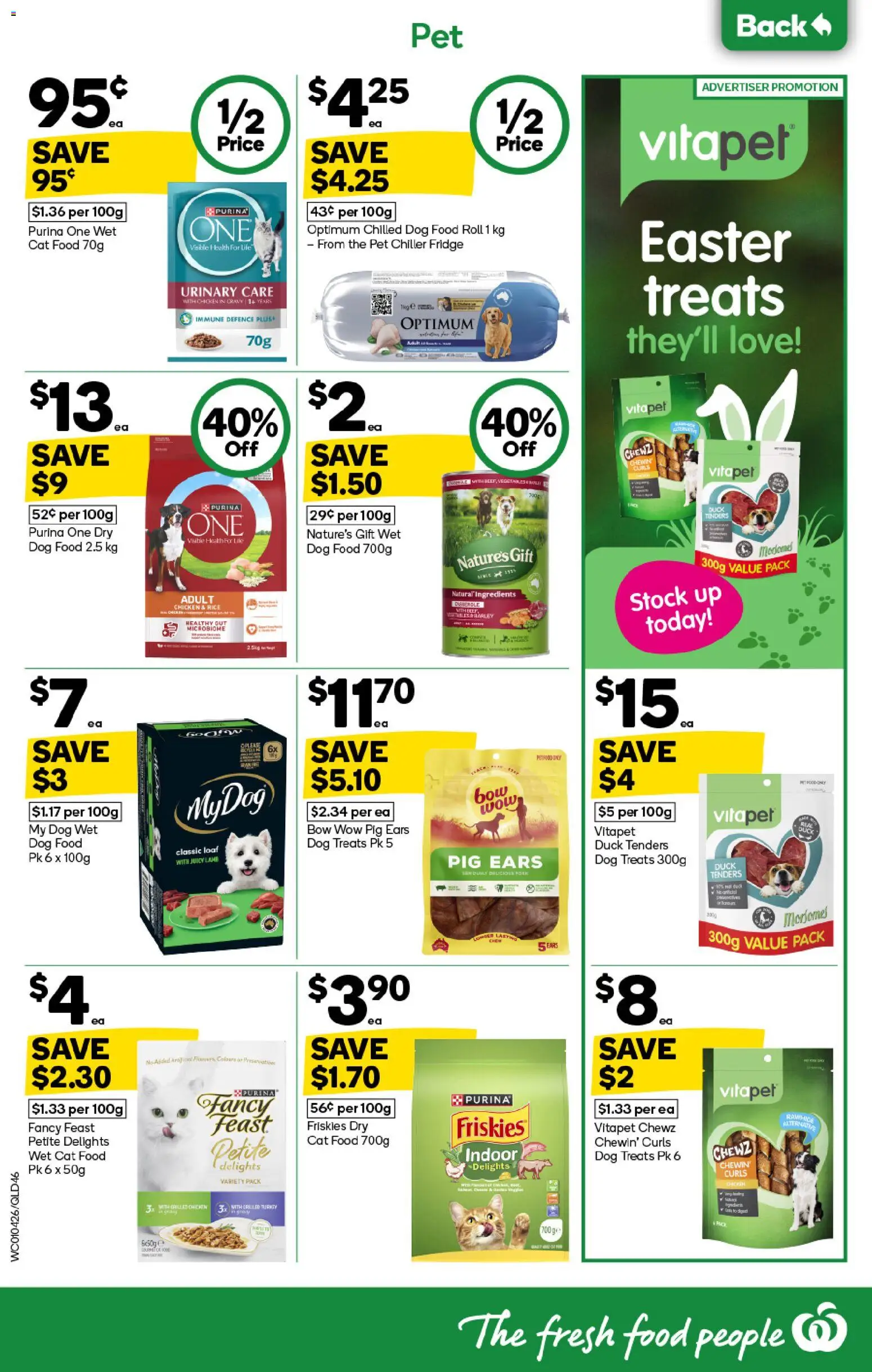 Woolworths catalogue - valid from 01.04.2026 | Page: 46 | Products: Duck, Chicken, Dog food, Turkey