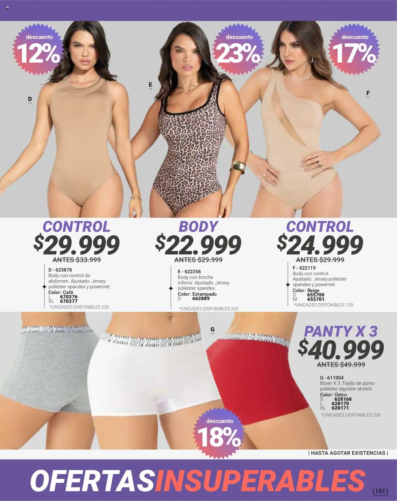 Carmel revista - valida desde el 01.09.2025 | Página: 184 | Productos: Algodón, Body, Café