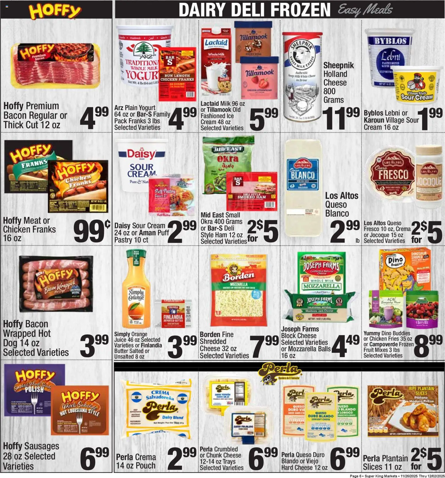 Super King Weekly Ad - valid from 03.12.2025 | Page: 7 | Products: Yogurt, Ham, Juice, Pork