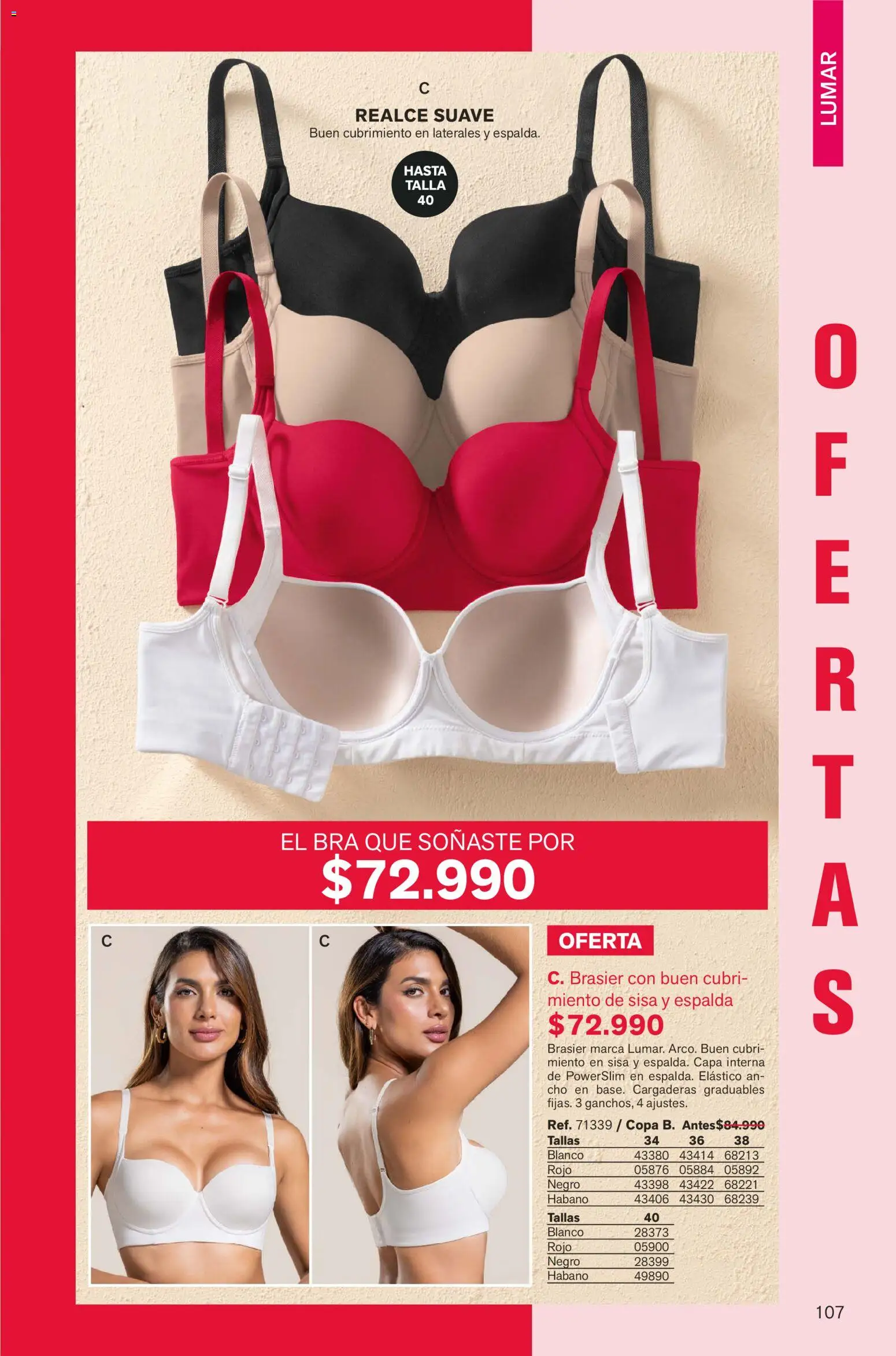 Leonisa revista - valida desde el 01.02.2026 | Página: 107 | Productos: Brasier