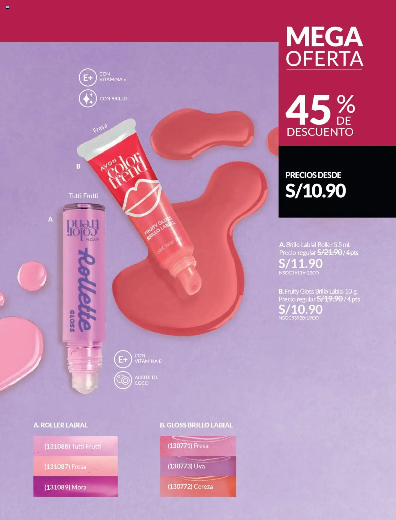 Catálogo Avon válido desde 11.08.2025 | Página: 52 | Productos: Aceite