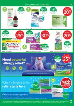 Preview of Terry White catalogue  - valid from 16.04.2026 | Page: 23 | Products: Nasal spray, Sinus, Tablets, Allergy