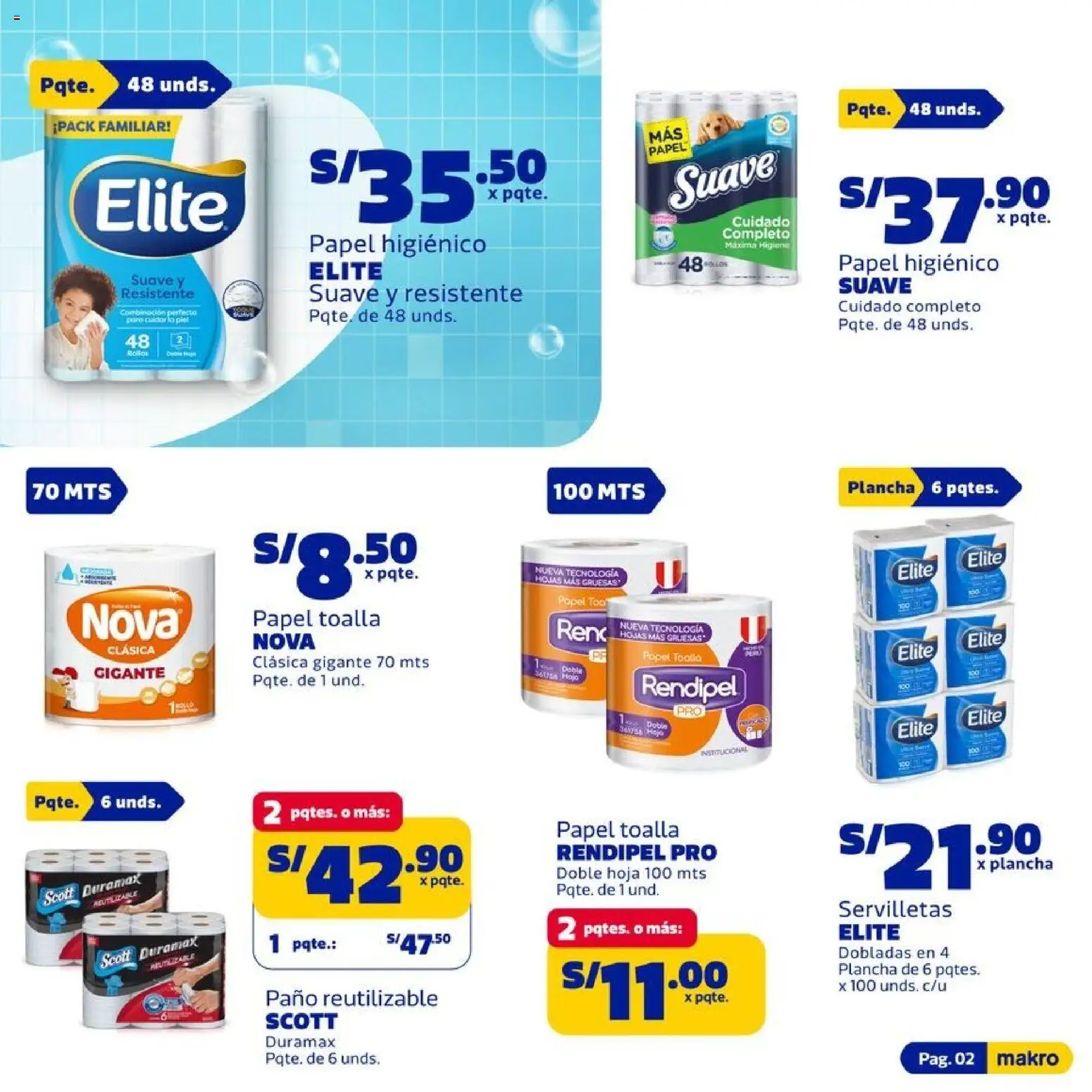 Catálogo Makro válido desde 15.01.2026 | Página: 2 | Productos: Toalla