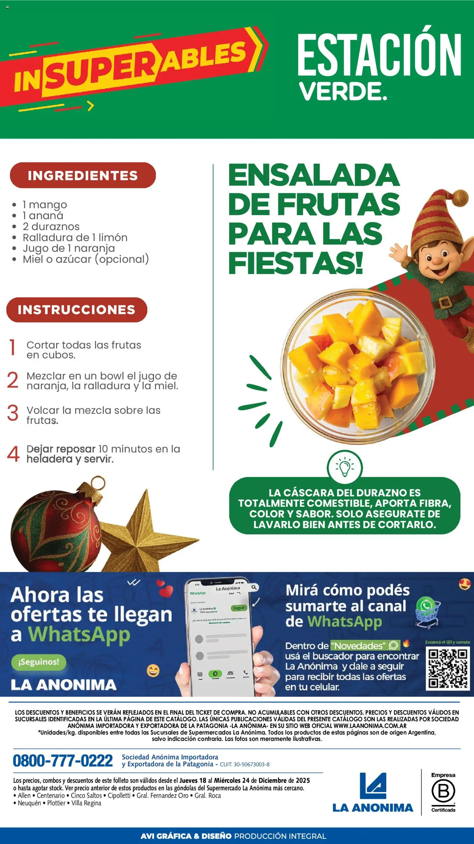 La Anonima catálogo │ válido desde el 18.12.2025 | Página: 7 | Productos: Sobre, Limón, Jugo, Té