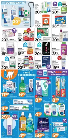 Preview of Brunet weekly flyer / circulaire from shop Brunet valid from 16.04.2026 | Page: 4 | Products: Cream, Mouthwash, Socks