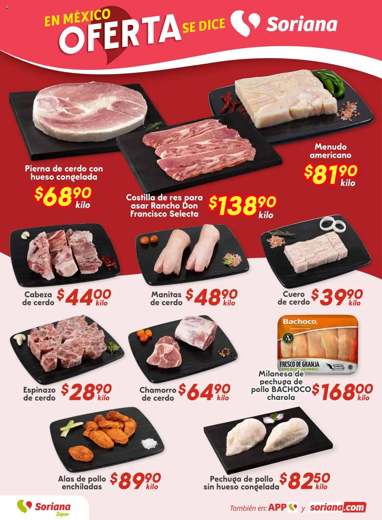 Nuevas ofertas de Soriana válidas en toda la República Mexicana desde el 12.09.2025. ¡Encuentra las mejores ofertas en Soriana - Fin de Semana Súper: Tijuana, Mexicali, Ensenada, San Luis Río Colorado y Tecate! | Página: 2 | Productos: Pollo, Milanesa, Cerdo, Res