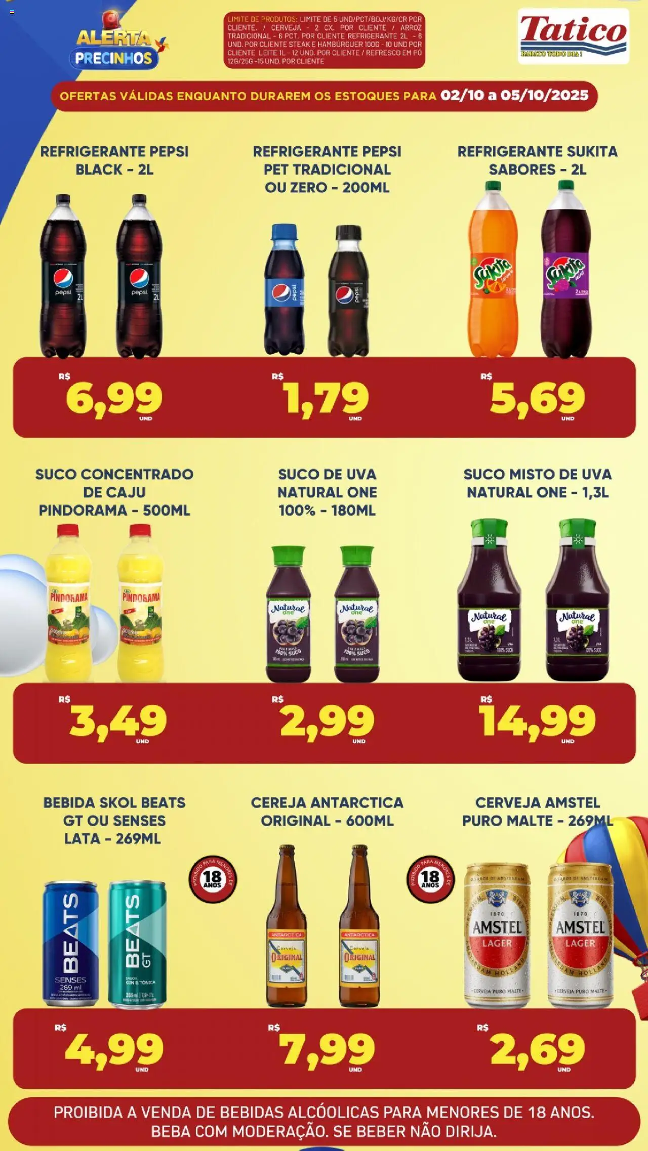 Tatico Folheto - válido de 02.10.2025 | Página: 25 | Produtos: Caju, Cereja, Pó, Leite
