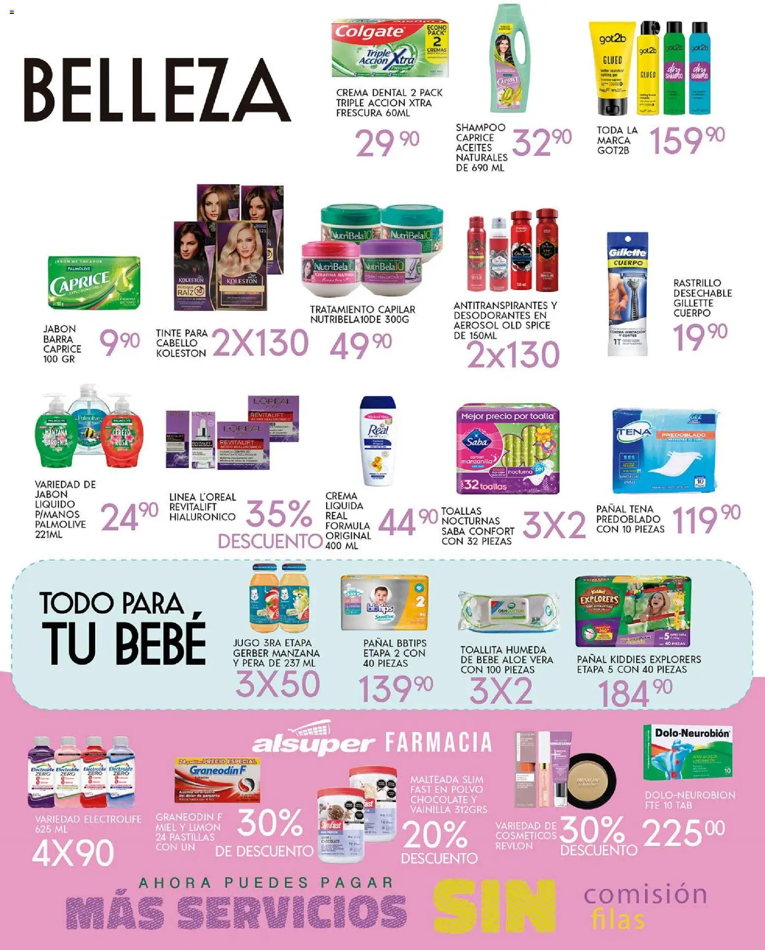 Nuevas ofertas de Alsuper válidas en toda la República Mexicana desde el 04.11.2025. ¡Encuentra las mejores ofertas en Alsuper folleto Zacatecas! | Página: 4 | Productos: Crema, Rastrillo, Manzana, Jabón
