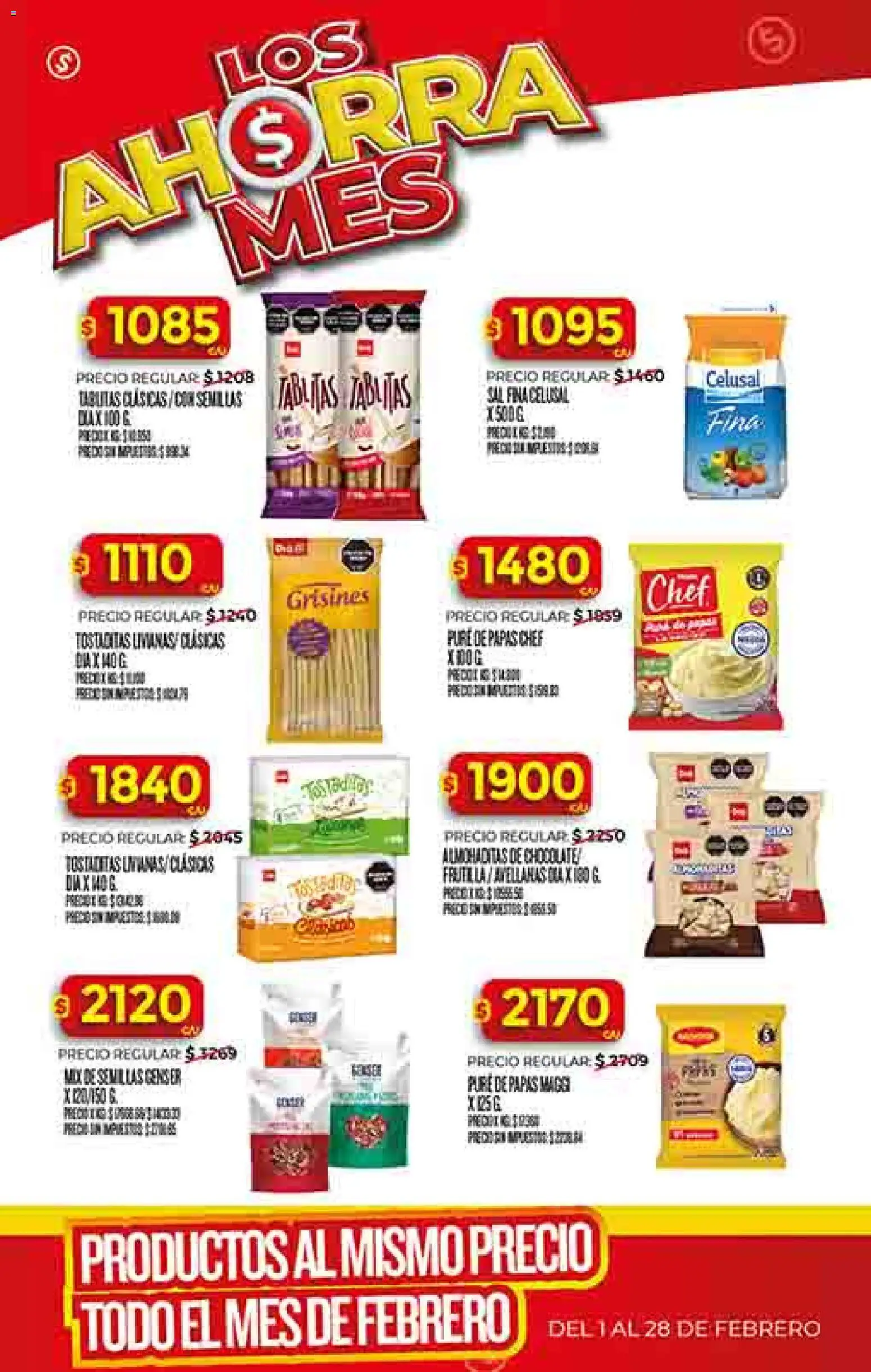 Dia - Ofertas - Salta y Jujuy │ válido desde el 18.02.2026 | Página: 34 | Productos: Sal, Semillas