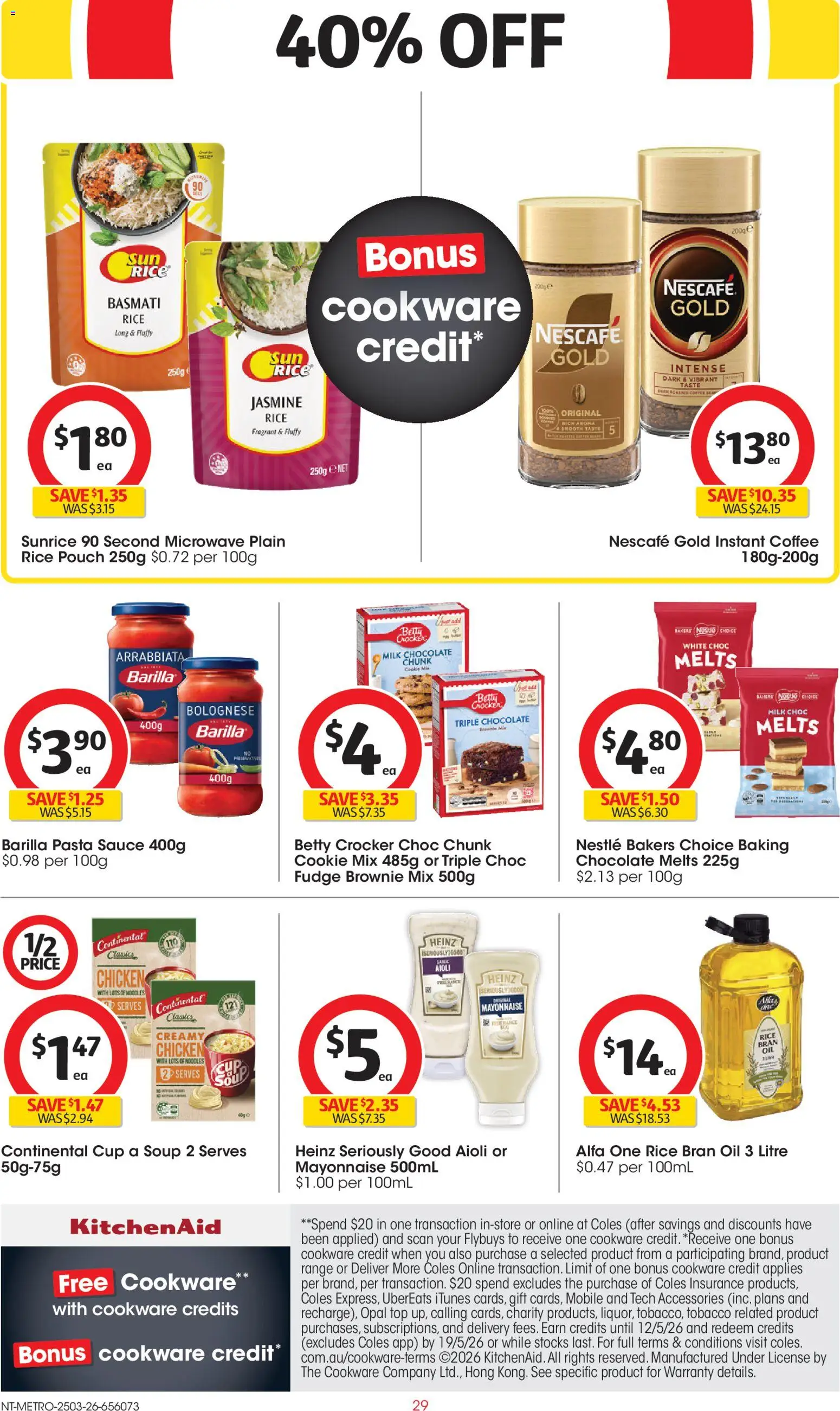Coles catalogue - valid from 25.03.2026 | Page: 29 | Products: Milk, Accessories, Nescafe, Mobile