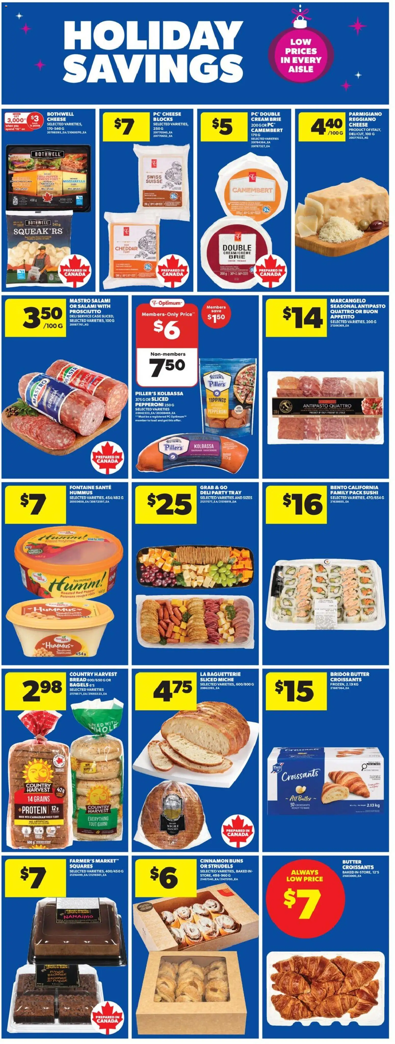 Real Canadian Superstore flyer valid from 18.12.2025 | Page: 14 | Products: Cream, PC, Case, Cheese