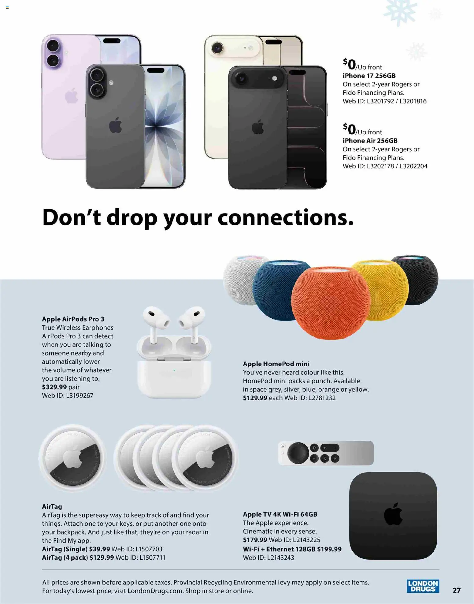 London Drugs flyer valid from 12.11.2025 | Page: 27 | Products: Tv