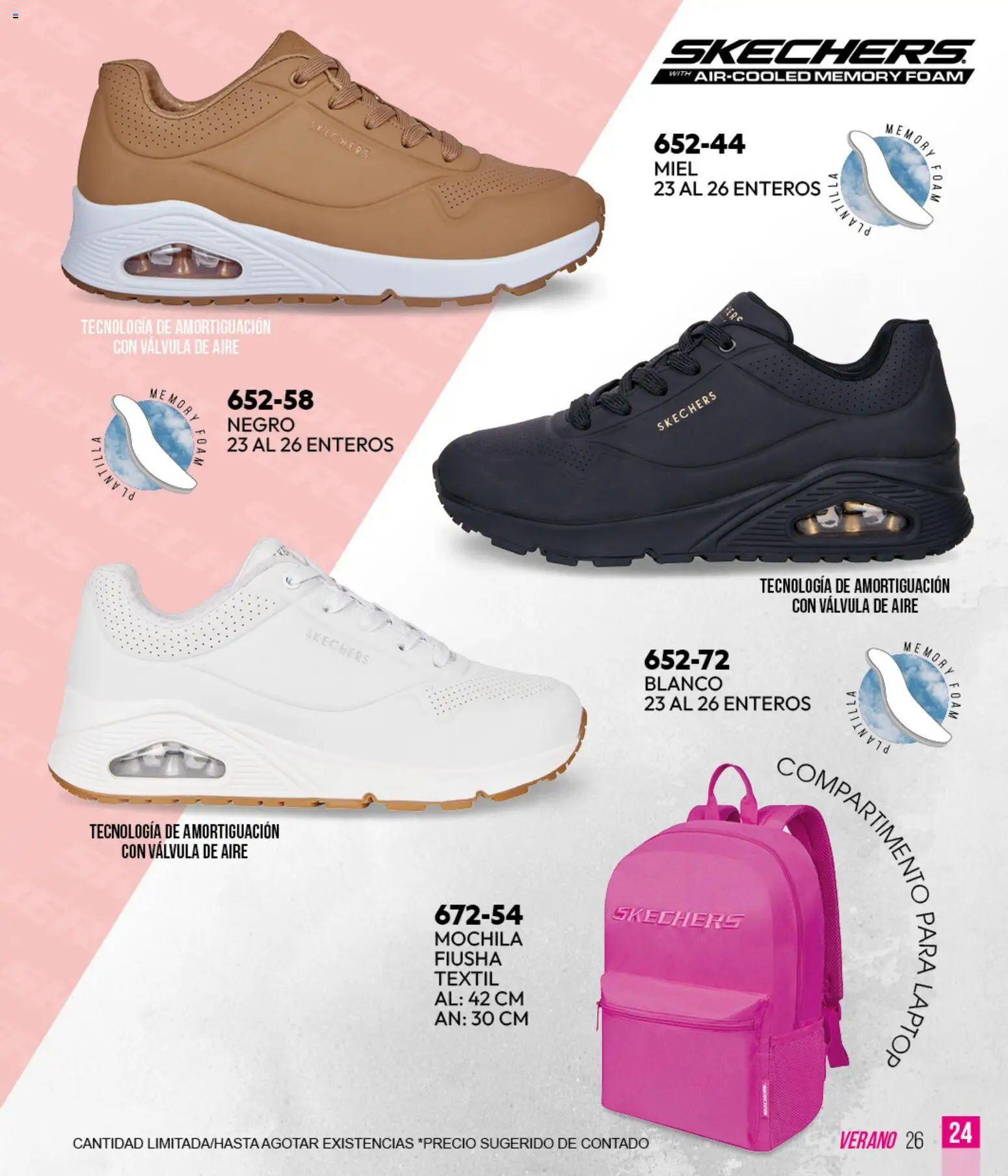 Nuevas ofertas de Cklass válidas en toda la República Mexicana desde el 05.03.2026. ¡Encuentra las mejores ofertas en Cklass catálogo Sportbrands Verano Caballero! | Página: 152 | Productos: Mochila, Válvula