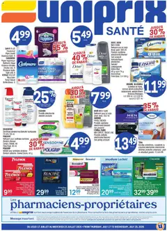 Preview of Uniprix - Uniprix Sante from shop Uniprix valid from 17.07.2025