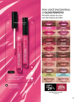 Avon - Campanha 04 - Pré-Visualização do folheto da loja Avon, válido de 18.02.2026 | Página: 11 | Produtos: Gloss labial