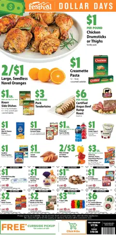 Preview of Festival Foods weekly ads valid from 07.01.2026