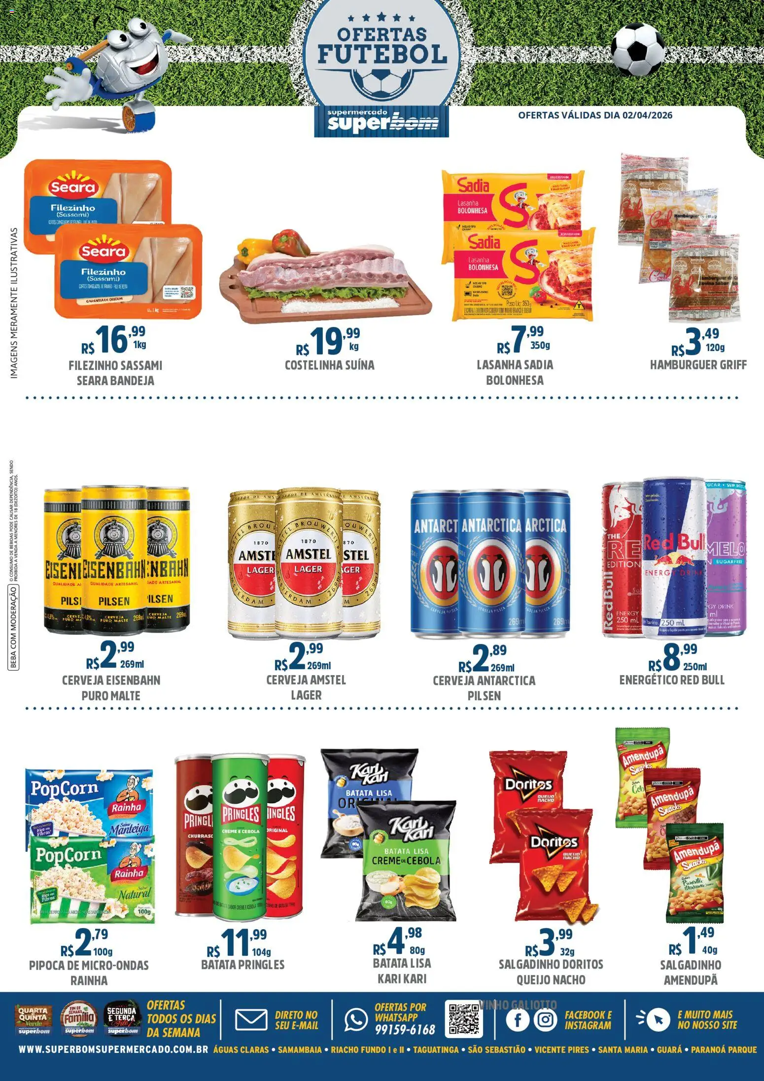 Superbom Folheto - válido de 02.04.2026 | Página: 1 | Produtos: Eisenbahn, Creme, Bandeja, Batata