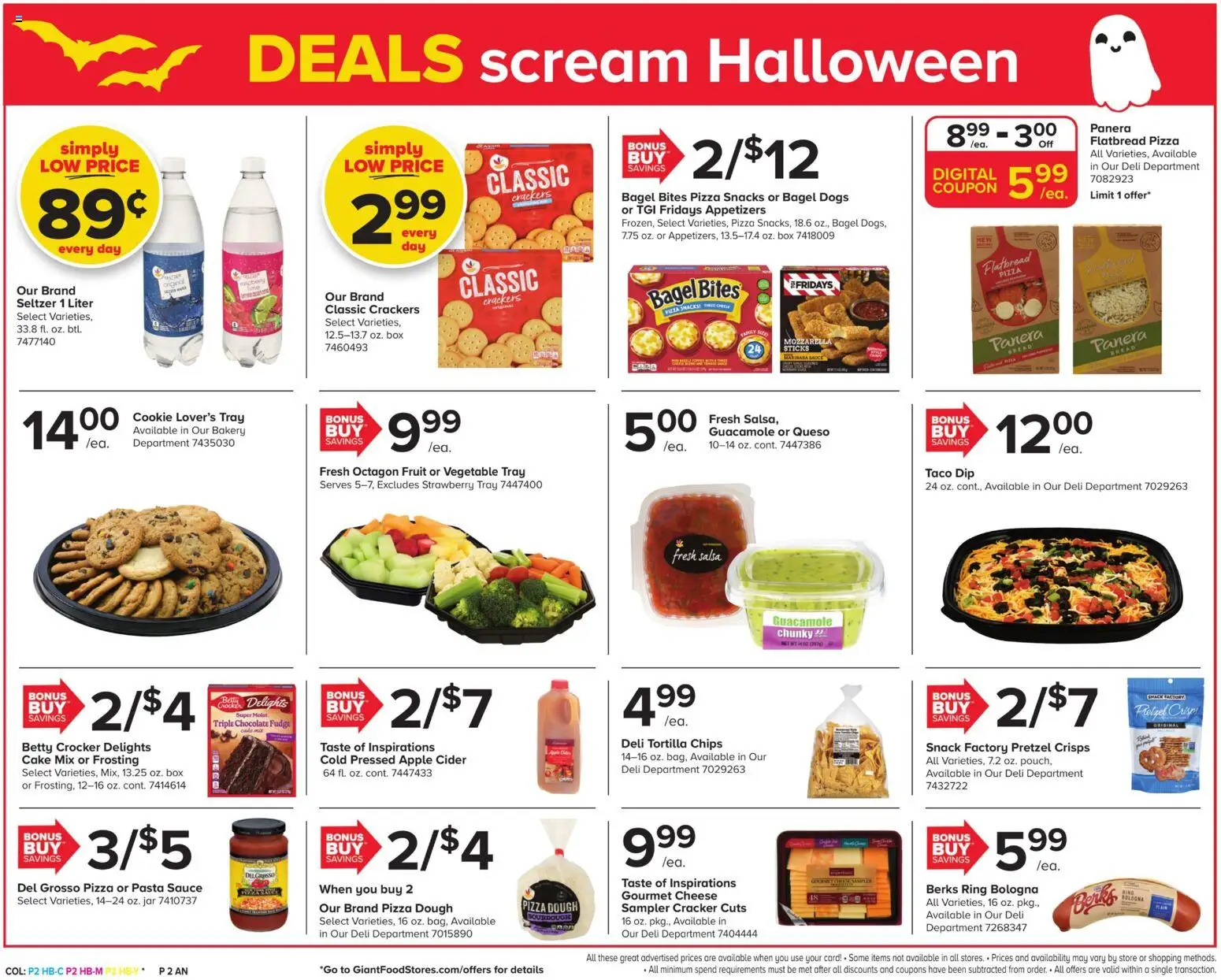 Giant Weekly Ad - valid from 31.10.2025 | Page: 2 | Products: Cider, Chocolate, Pizza, Sauce