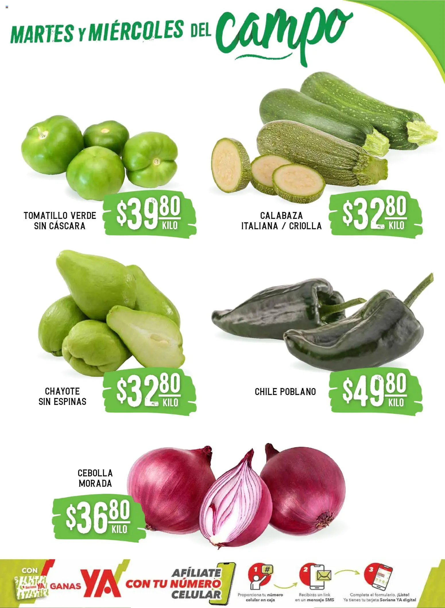 Nuevas ofertas de Soriana válidas en toda la República Mexicana desde el 02.12.2025. ¡Encuentra las mejores ofertas en Soriana - Martes y Miércoles del Campo Súper: Nuevo León, Ciudad Victoria y Tampico! | Página: 3 | Productos: Cebolla, Caja