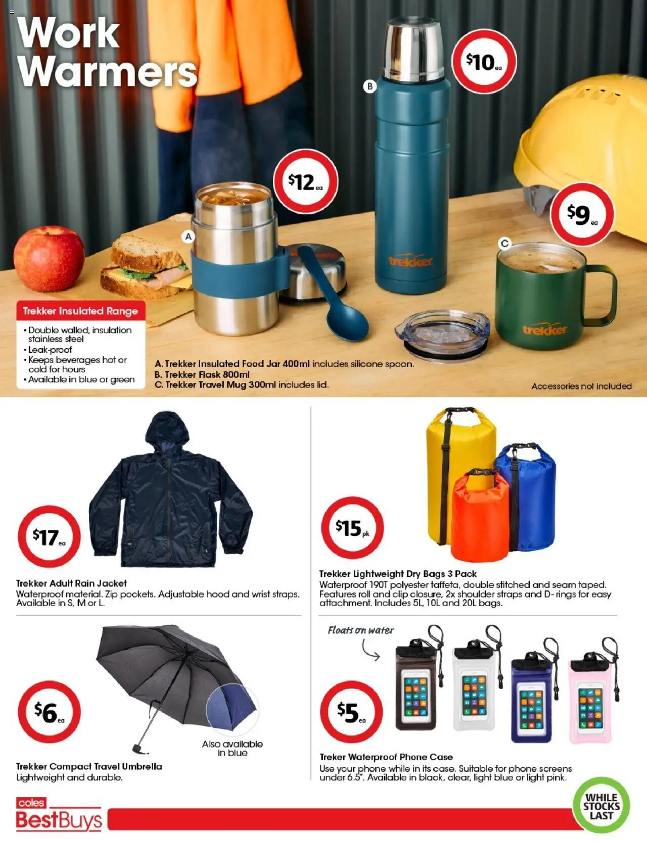 Coles catalogue - valid from 20.06.2025 | Page: 2 | Products: Water, Umbrella, Phone, Case