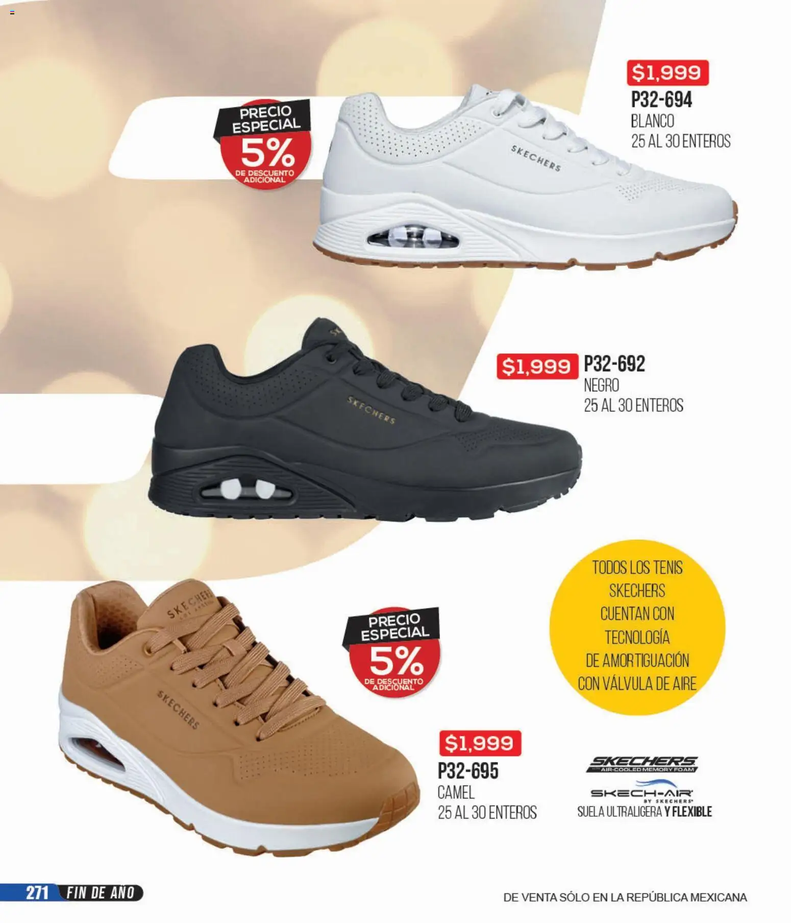 Nuevas ofertas de Cklass válidas en toda la República Mexicana desde el 02.01.2026. ¡Encuentra las mejores ofertas en Cklass catálogo Rebajas de Inicio de Año Ropa! | Página: 507 | Productos: Tenis, Válvula, Flexible