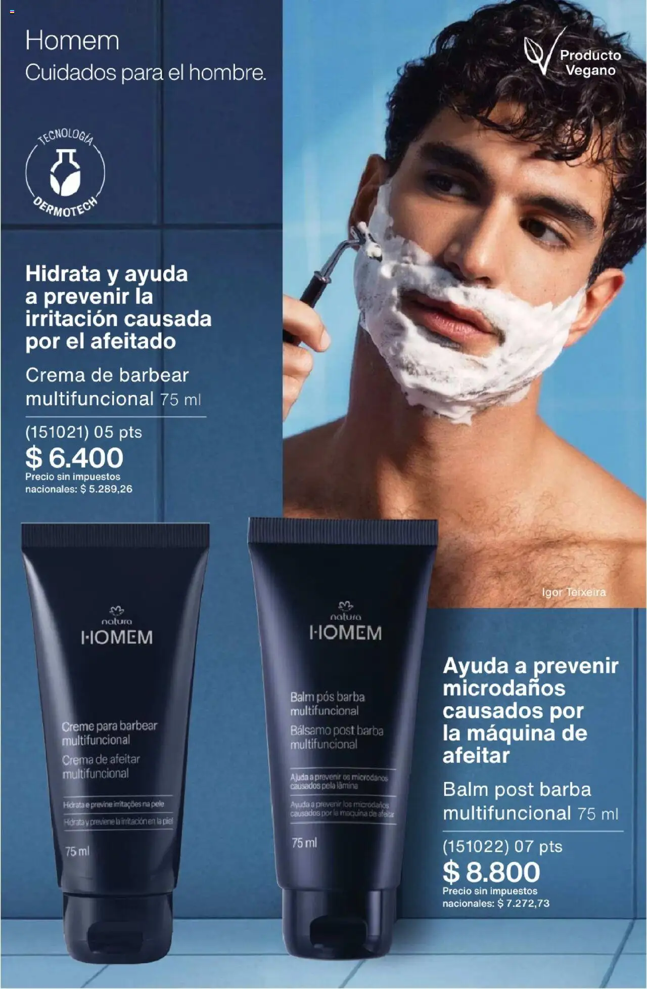Natura - Catálogo Ciclo 15 │ válido desde el 01.10.2025 | Página: 94 | Productos: Maquina de afeitar, Bálsamo, Crema