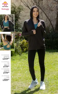 Vista previa de Del Sol y Woolworth katalog Moda Madres 2026, nuevo folleto de la tienda, válido en México a partir del 16.04.2026 | Página: 14 | Productos: Leggings, Tenis, Sudadera