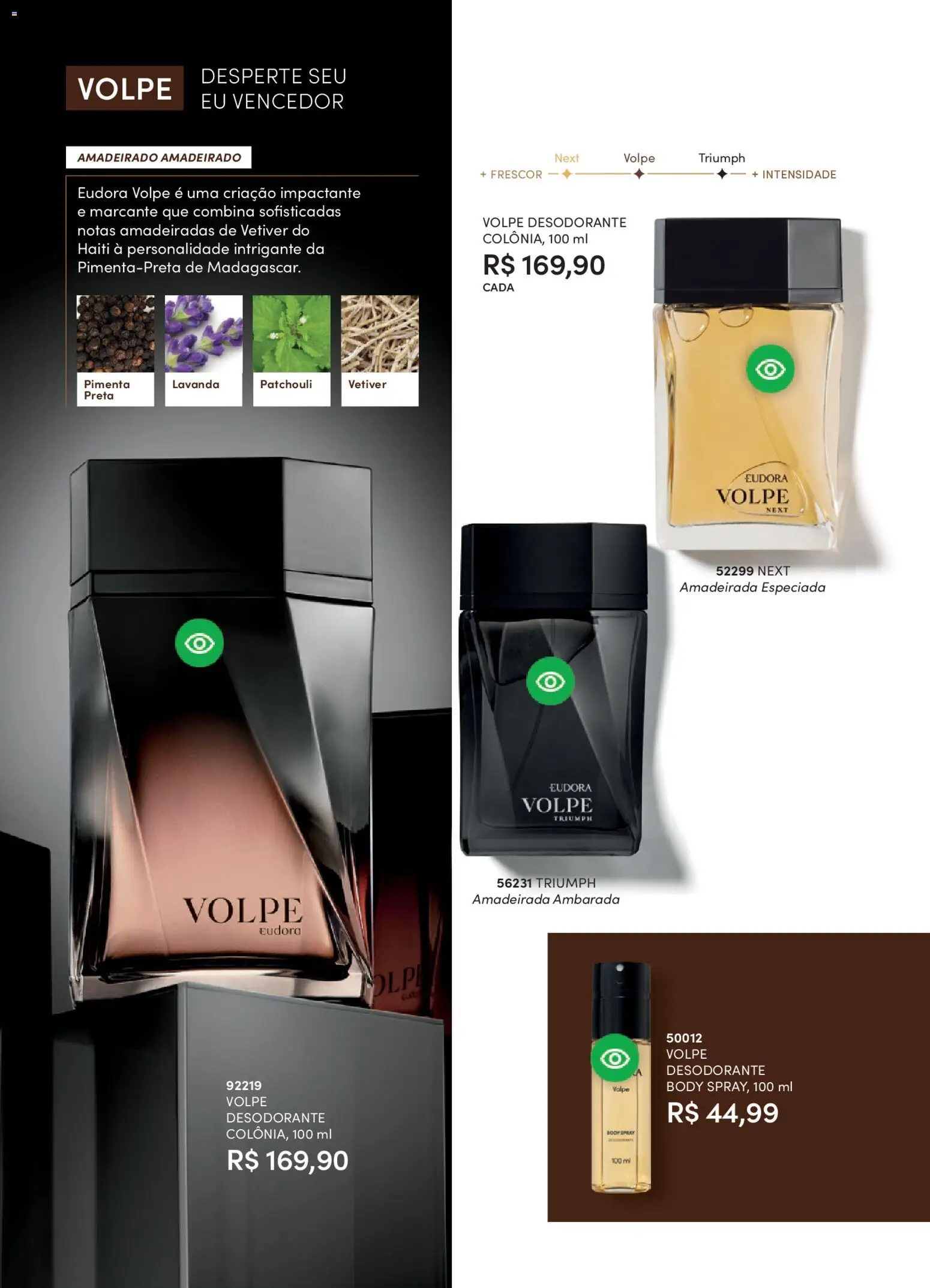 Eudora Folheto - válido de 17.12.2025 | Página: 75 | Produtos: Pimenta, Desodorante, Body