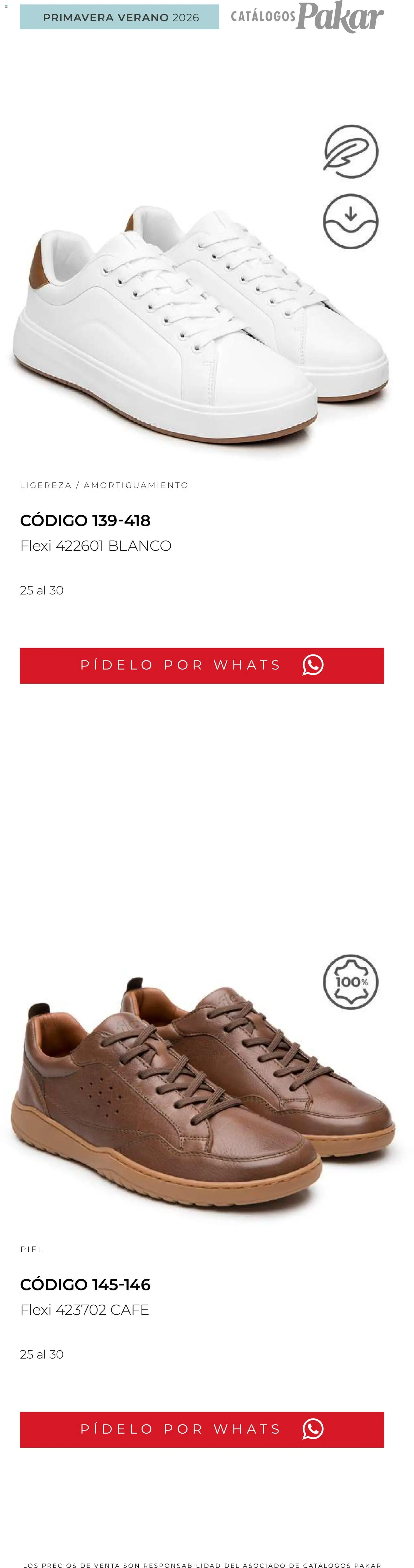 Nuevas ofertas de SC Pakar válidas en toda la República Mexicana desde el 04.03.2026. ¡Encuentra las mejores ofertas en SC Pakar catálogo Flexi PV26! | Página: 170