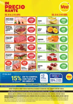 Vista previa Vea - Oferta Semanal BSAS NEA válido desde el 20.04.2026