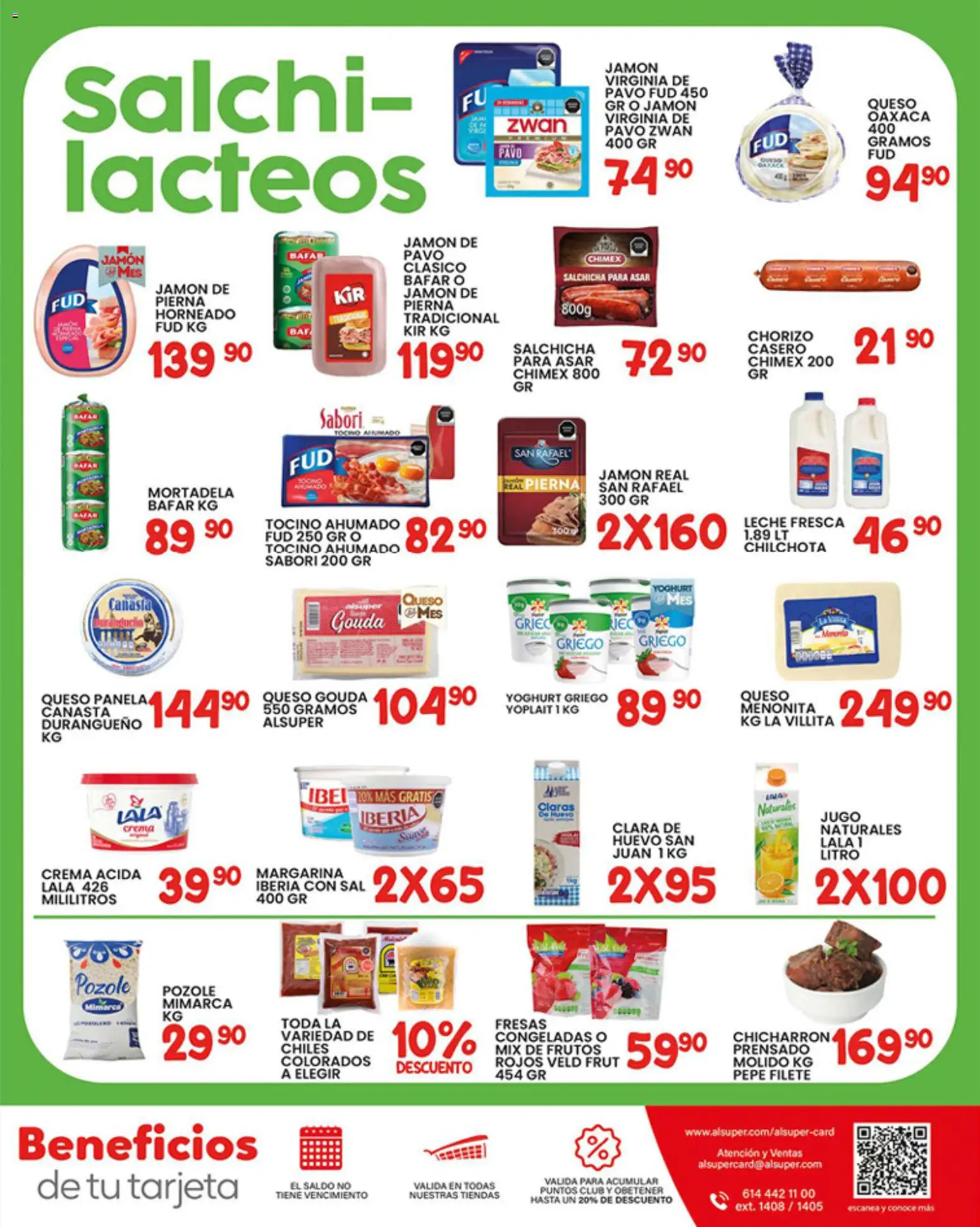 Nuevas ofertas de Alsuper válidas en toda la República Mexicana desde el 23.01.2026. ¡Encuentra las mejores ofertas en Alsuper folleto Laguna! | Página: 7 | Productos: Tocino, Jugo, Chorizo, Fresas